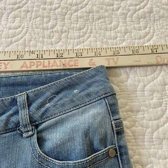 d. jeans Bootcut Cargo Jeans Light Wash Mid Rise Size 6 - Picture 9 of 11